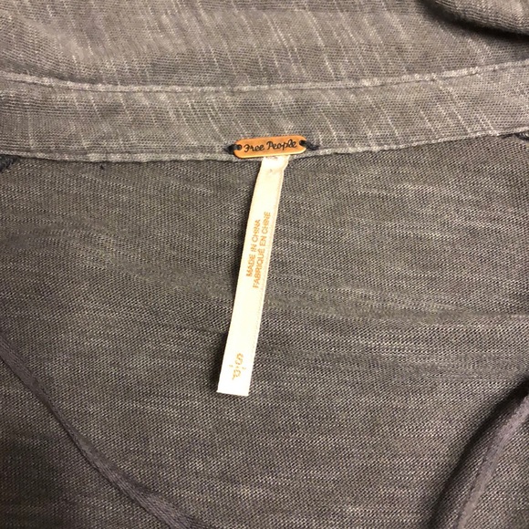 NWT Free People Monday Morning Top. Blue. Small. - Picture 4 of 7